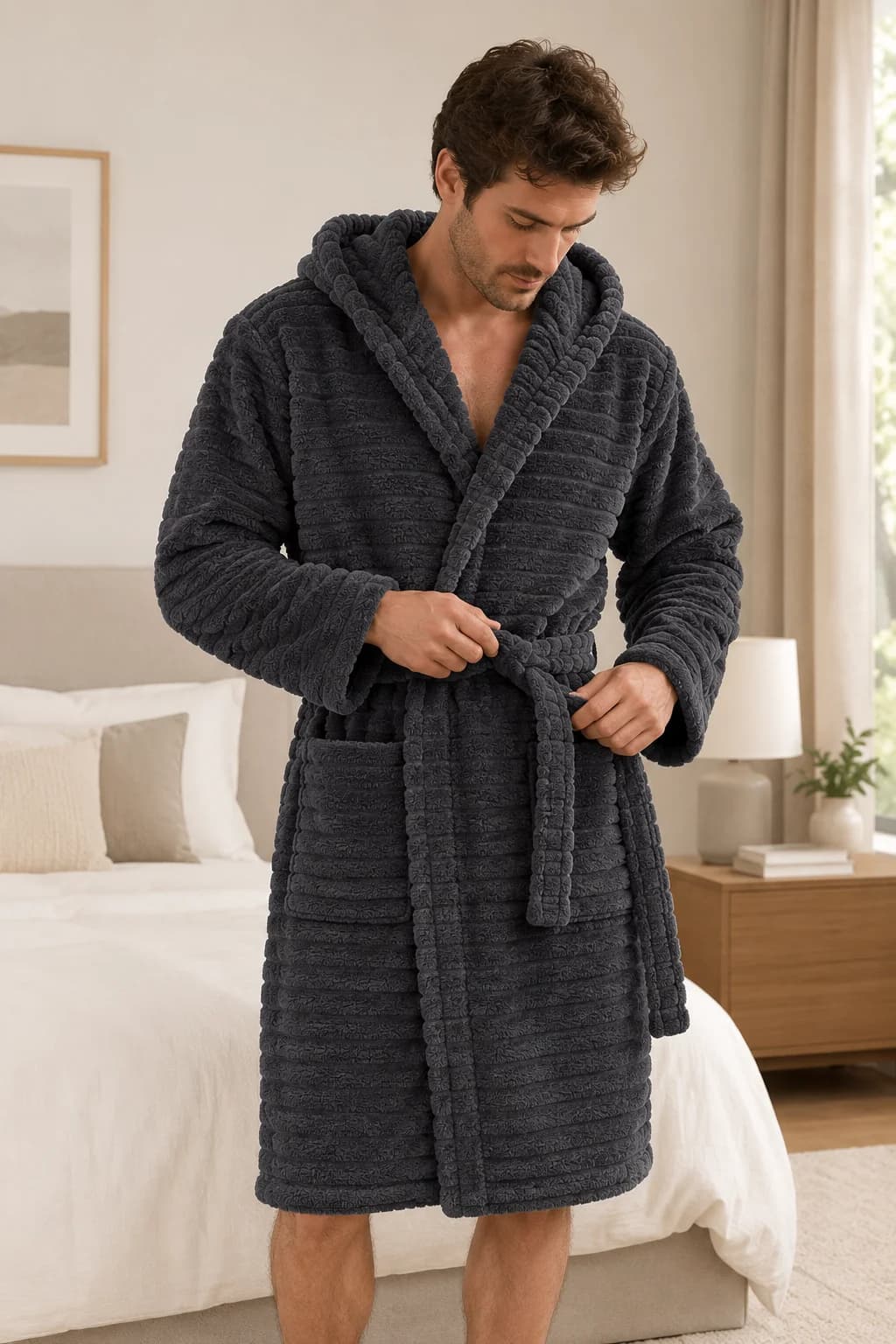 Welsoft Dressing Gowns - Grey