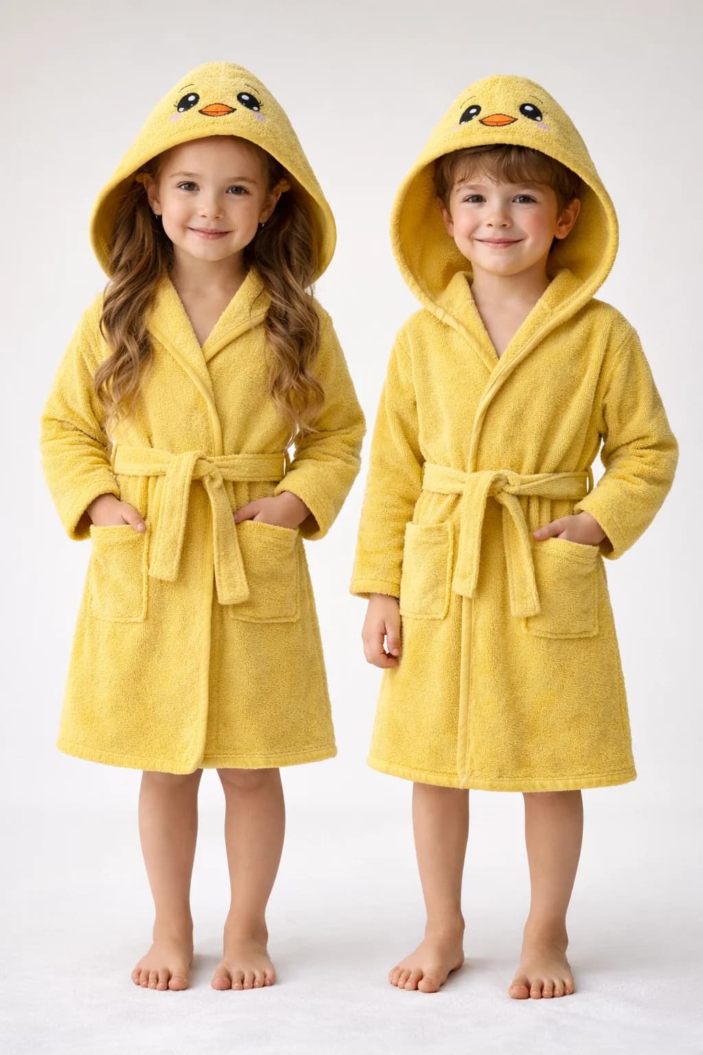 Kids Bathrobes - Yellow